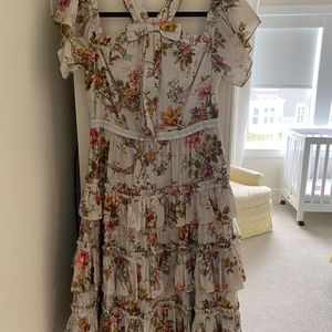 Needle & Thread summer dress. Perfect for a bridal shower, casual wedding